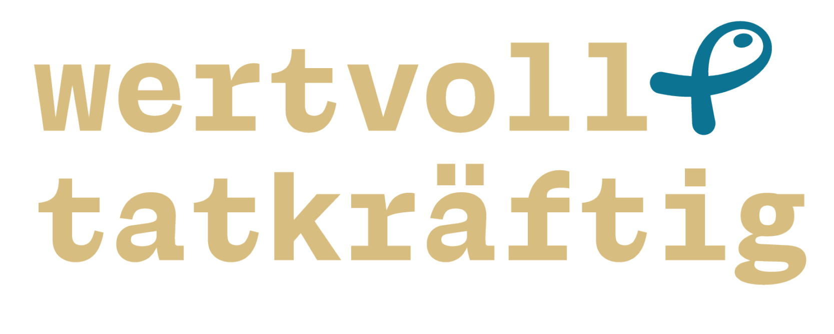 Logo wertvoll und tatkräftig